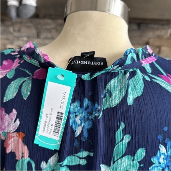 Fortune + Ivy Crystal Relaxed Blouse - Picture 9 of 9